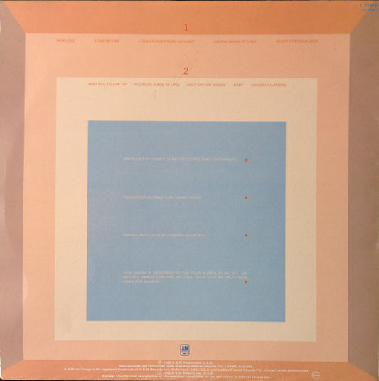 Jeffrey Osborne : Jeffrey Osborne (LP, Album)