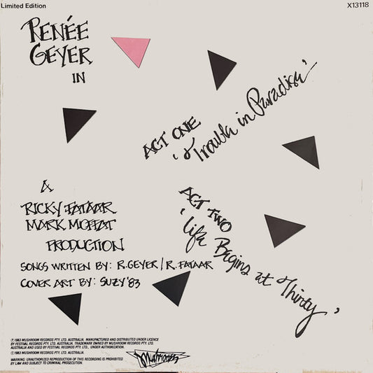 Renee Geyer : Trouble In Paradise (12", Single, Ltd)
