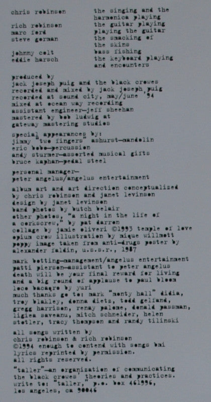 The Black Crowes : Amorica (2xLP, Album, RE, 180)