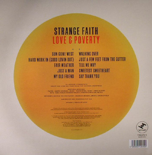 Strange Faith : Love & Poverty (LP, Album)