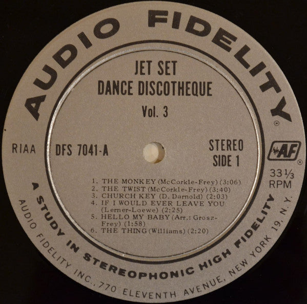 Various : Jet Set Dance Discothèque Vol. 3 (LP, Comp)