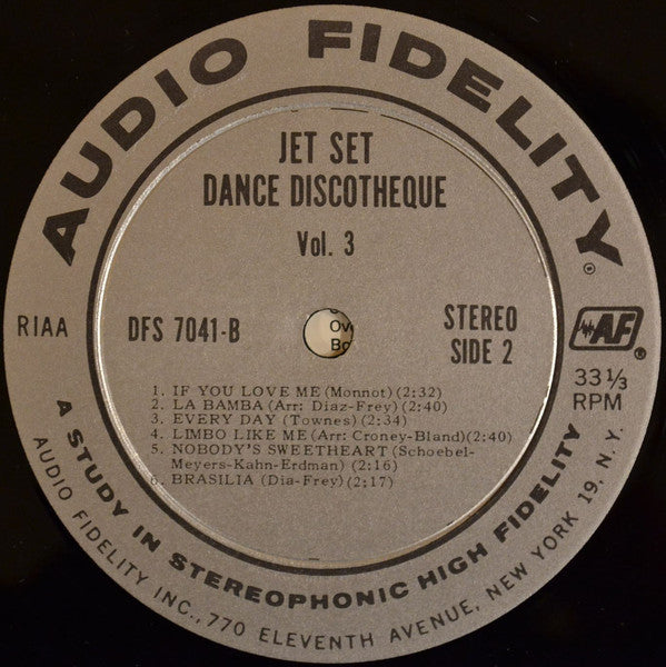 Various : Jet Set Dance Discothèque Vol. 3 (LP, Comp)