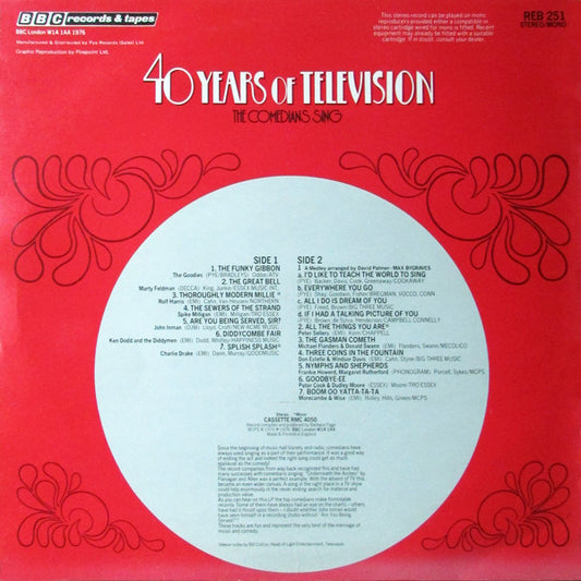 Various : The Comedians Sing (LP, Comp, Mono)