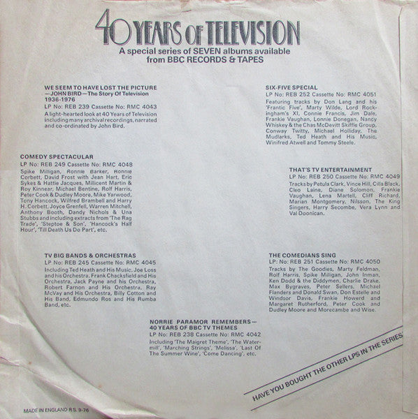 Various : The Comedians Sing (LP, Comp, Mono)