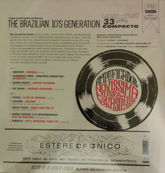 Various : Amplificador: Novíssima Música Brasileira The Brazilian 10's Generation (LP, Comp)