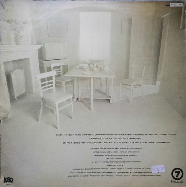 The Tourists : Reality Effect (LP, Album)