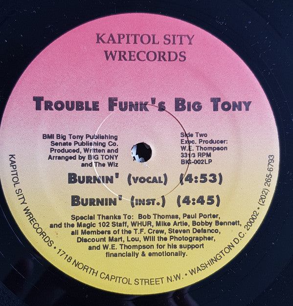 Big Tony (2) : More Than A Mouthful (12")