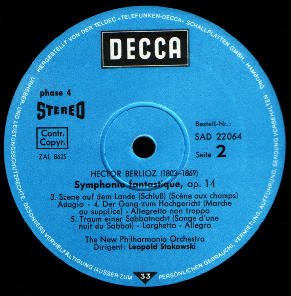 Hector Berlioz : Symphonie Fantastique Op. 14 (LP)