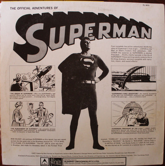 Unknown Artist : The Official Adventures Of Superman (LP)