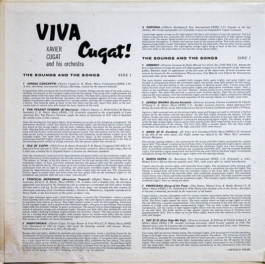 Xavier Cugat And His Orchestra : Viva Cugat! (LP, Album, Pit)
