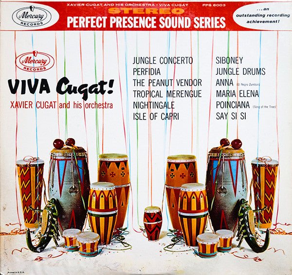 Xavier Cugat And His Orchestra : Viva Cugat! (LP, Album, Pit)