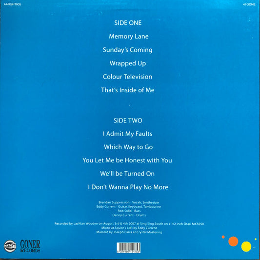 Eddy Current Suppression Ring : Primary Colours (LP, Album, Blu)