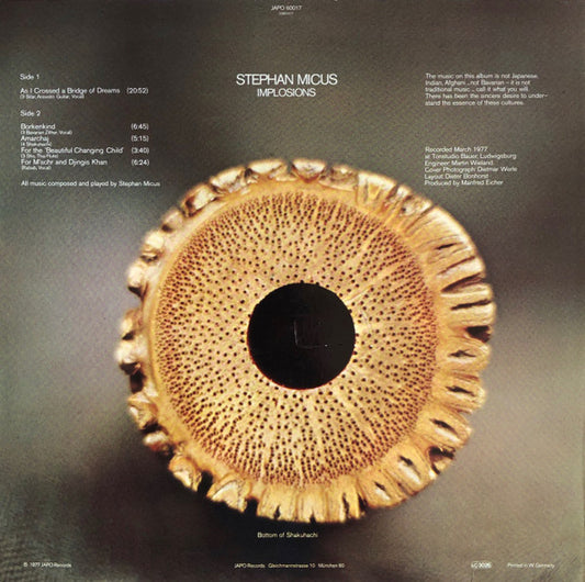 Stephan Micus : Implosions (LP, Album)