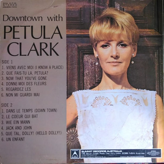 Petula Clark : Downtown With Petula Clark (LP, Album)