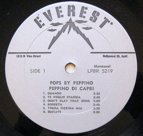 Peppino Di Capri : Pops By Peppino (LP)