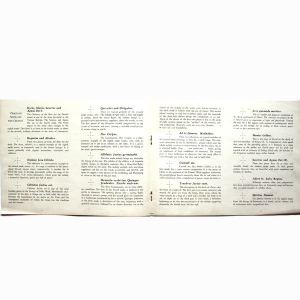 Chœur Des Moines De L'Abbaye Saint-Pierre De Solesmes : Gregorian Chants (2xLP)