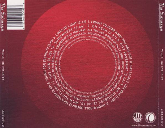 The Subways : Young For Eternity (CD, Album)