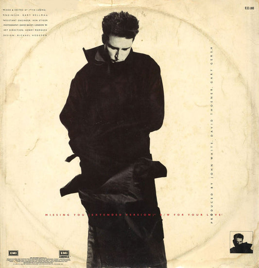 John Waite : Missing You (Extended Version) (12", Single)