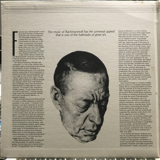 Sergei Vasilyevich Rachmaninoff - Leonard Slatkin / Saint Louis Symphony Orchestra : Symphony No. 2 In E Minor, Op. 27 (LP, Album, Ltd, Num, Ana)