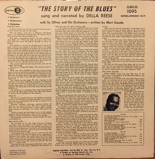 Della Reese : The Story Of The Blues (LP, Album, RE)