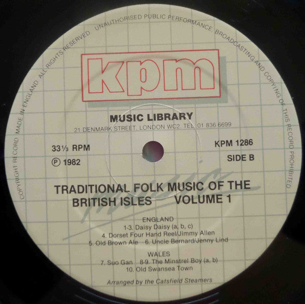 The Amazing Catsfield Steamers And The Brian Boru Ceili Band : Traditional Folk Music Of The British Isles Volume 1 (LP)
