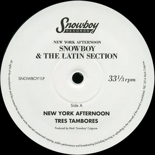 Snowboy & The Latin Section : New York Afternoon (2xLP, Album)