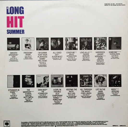 Various : The Long Hit Summer (LP, Comp, Promo)