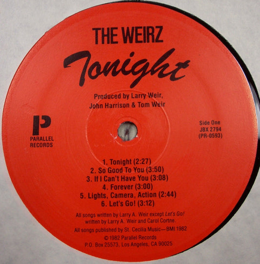 The Weirz : Tonight (LP)