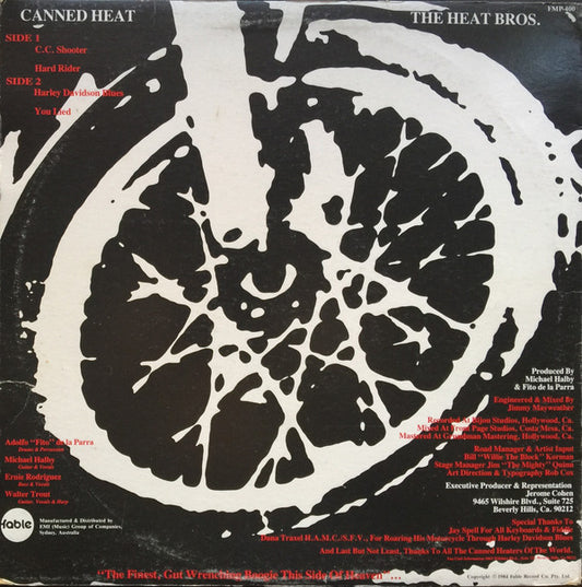 Canned Heat : The Heat Bros. (12", EP)