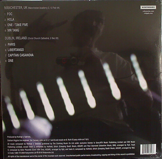 Rodrigo Y Gabriela : Live Manchester And Dublin (LP, Album, RE, 180)
