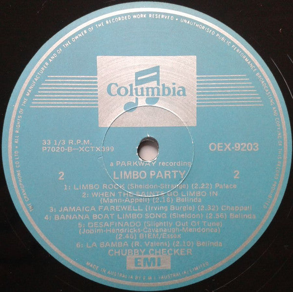 Chubby Checker : Limbo Party (LP, Album, Mono)