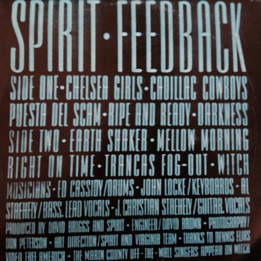 Spirit (8) : Feedback (LP, Album)