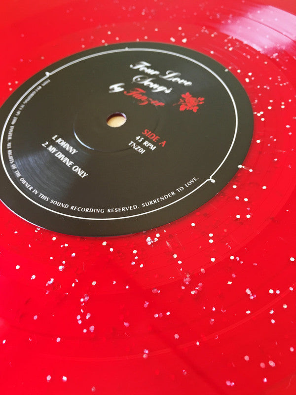 Tanzer : Four Love Songs By Tanzer (12", Shape, EP, Ltd, Hea)