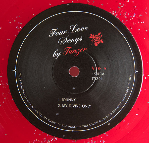 Tanzer : Four Love Songs By Tanzer (12", Shape, EP, Ltd, Hea)