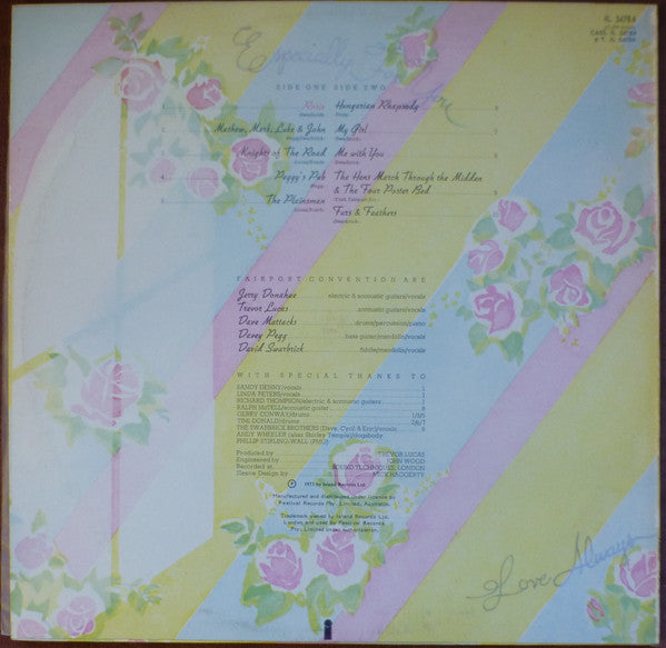 Fairport Convention : Rosie (LP, Album)