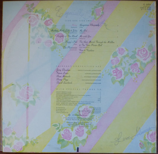 Fairport Convention : Rosie (LP, Album)