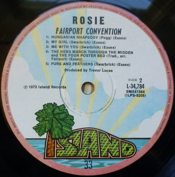 Fairport Convention : Rosie (LP, Album)