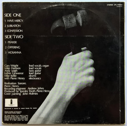 Spooky Tooth / Pierre Henry : Ceremony: An Electronic Mass (LP, Album)