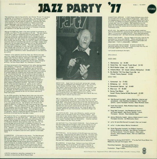 Various : Jazz Party '77 (LP, Album, Club)