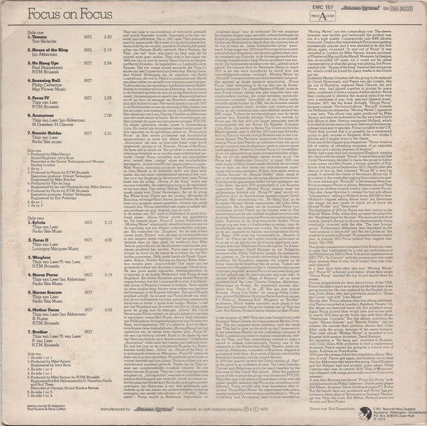 Focus (2) : Focus On Focus (LP, Comp)