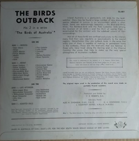 P.E. Roberts : The Birds Outback (10", Album)