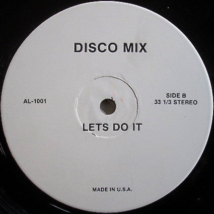 Various : Disco Mix / Lets Do It (12", Mixed, Unofficial)