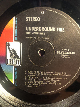 The Ventures : Underground Fire (LP, Album)