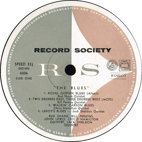 Various : The Blues (LP, Comp, Mono, Club, RE)
