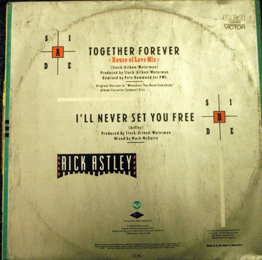 Rick Astley : Together Forever (House Of Love Mix) (12", Single)