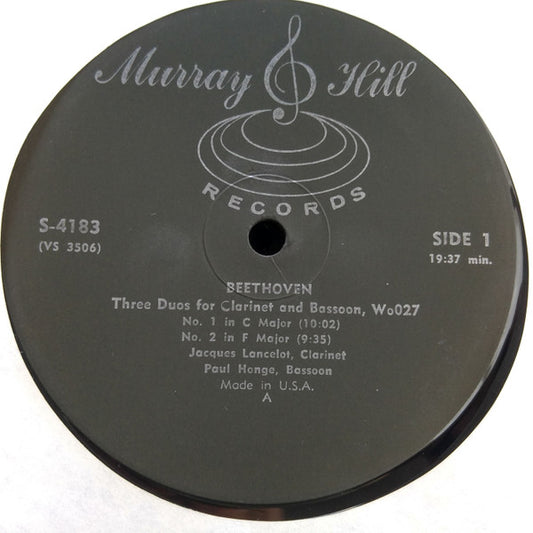 Ludwig van Beethoven Beethoven Jean-Pierre Rampal, Alfred Brendel, David Glazer, Paul Hongne : Complete Chamber Music For Winds And Brass (9xLP, Comp, RE)