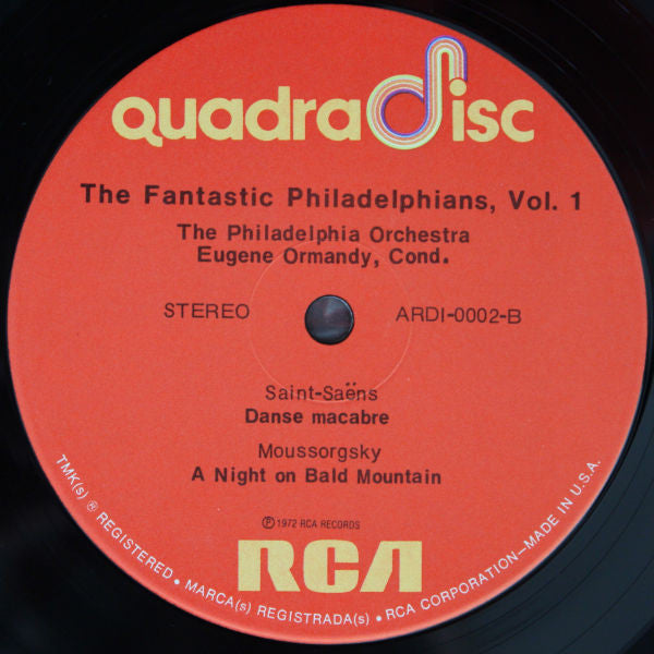 Eugene Ormandy : The Fantastic Philadelphians, Vol. 1 - Sheer Sonic Sorcery (LP, Album, Quad)