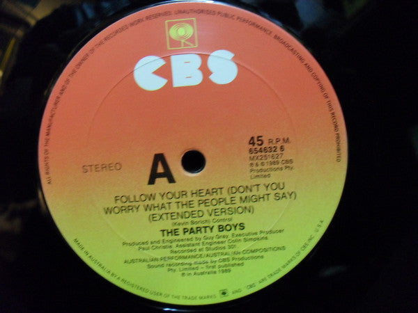 The Party Boys (3) : Follow Your Heart (12", Maxi)