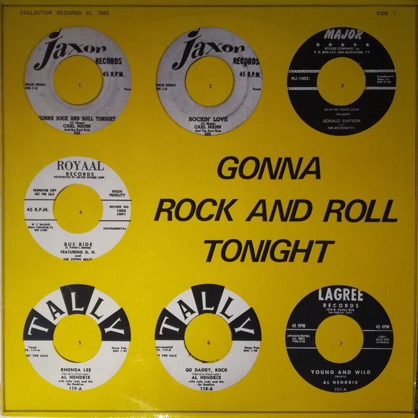 Various : Gonna Rock And Roll Tonight (LP, Comp)