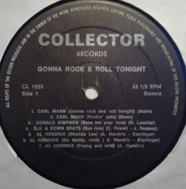 Various : Gonna Rock And Roll Tonight (LP, Comp)